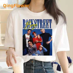 Camiseta de DNA feminina Backstreet Boys, Top de verão, Roupas engraçadas, Casal, Tour, Japonês, grunge, 2022