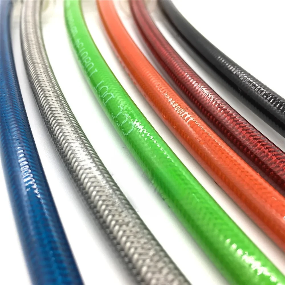 دراجة نارية الترابية دراجة مضفر خرطوم الفرامل خط الصلب كابل فرامل يد الهيدروليكية البانجو الأنابيب 400 مللي متر-1500 مللي متر للدراجات النارية سباق عالمي