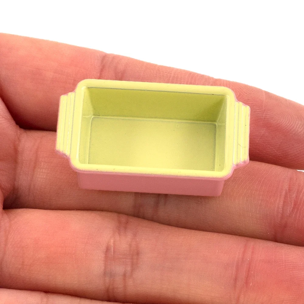 1 個 1/12 ドールハウスミニチュア金属弁当箱模型玩具ドールハウスアクセサリー装飾 ob11 bjd