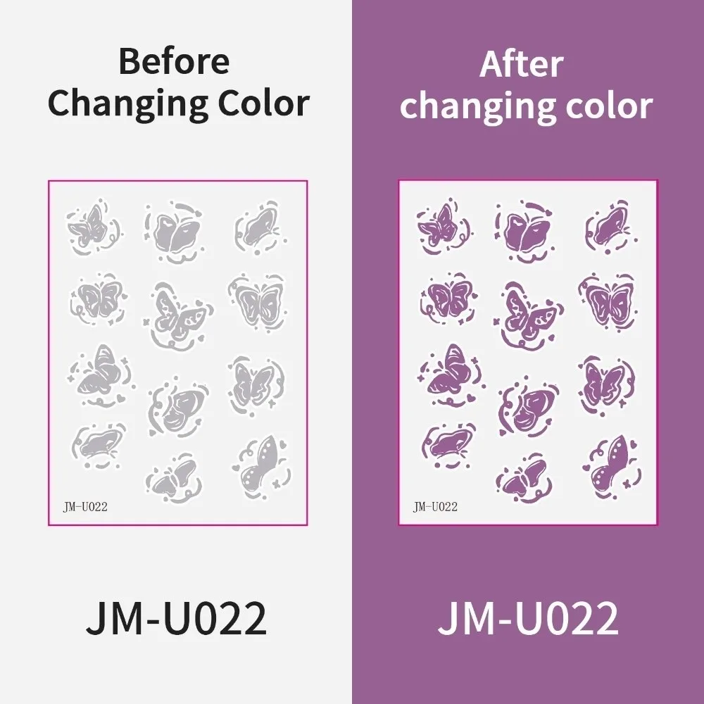 

Waterproof UV Detection Sun-proof Tattoo Stickers DIY Long Lasting Photosensitive Temporary Tattoos Disposable