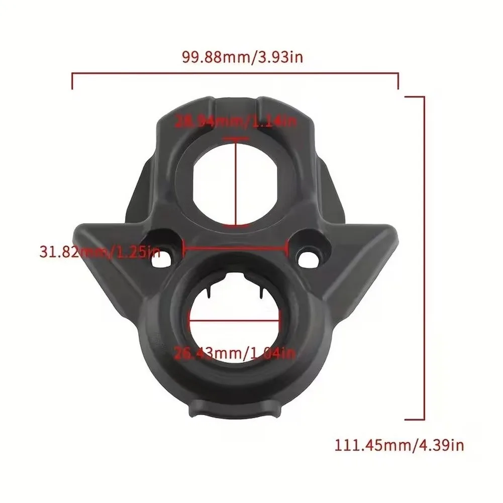 Black Center Console Cover Compatible with For Surron For Light Bee X S and X260 Electric Off-Road Motorcycle 10x12x3.5cm