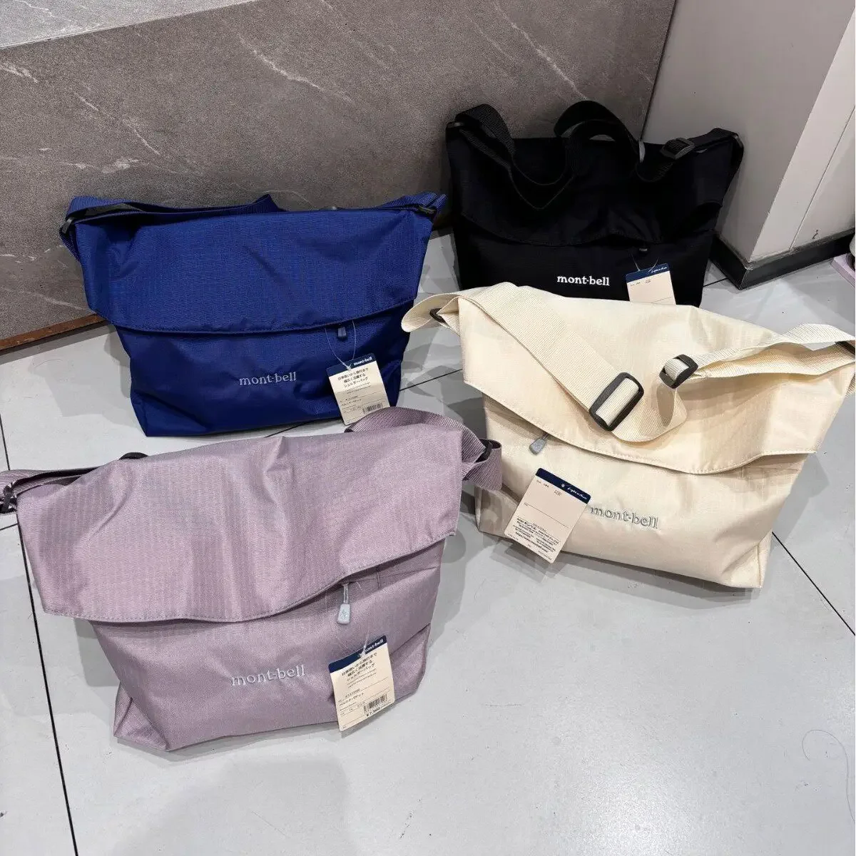Outdoor travel bag simple messenger bag Montbell 14L large-capacity folding leisure bag