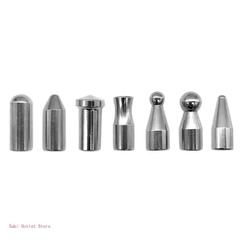 Stainless Steel Tips For Paintless Dent Repair Knockdown Pen Dent Repair Tool