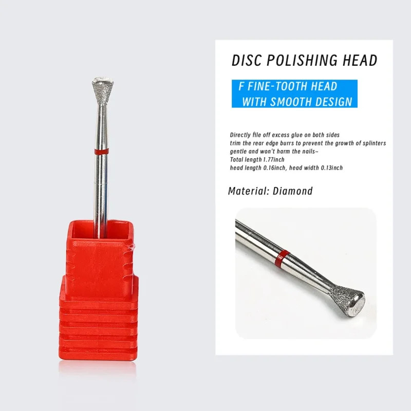 1 قطعة إهاب نظيفة مسمار مثقاب إزالة تجاوز الغراء أداة مسمار حافة العلاج آلة طحن بتصميم ماسة الملحقات #6