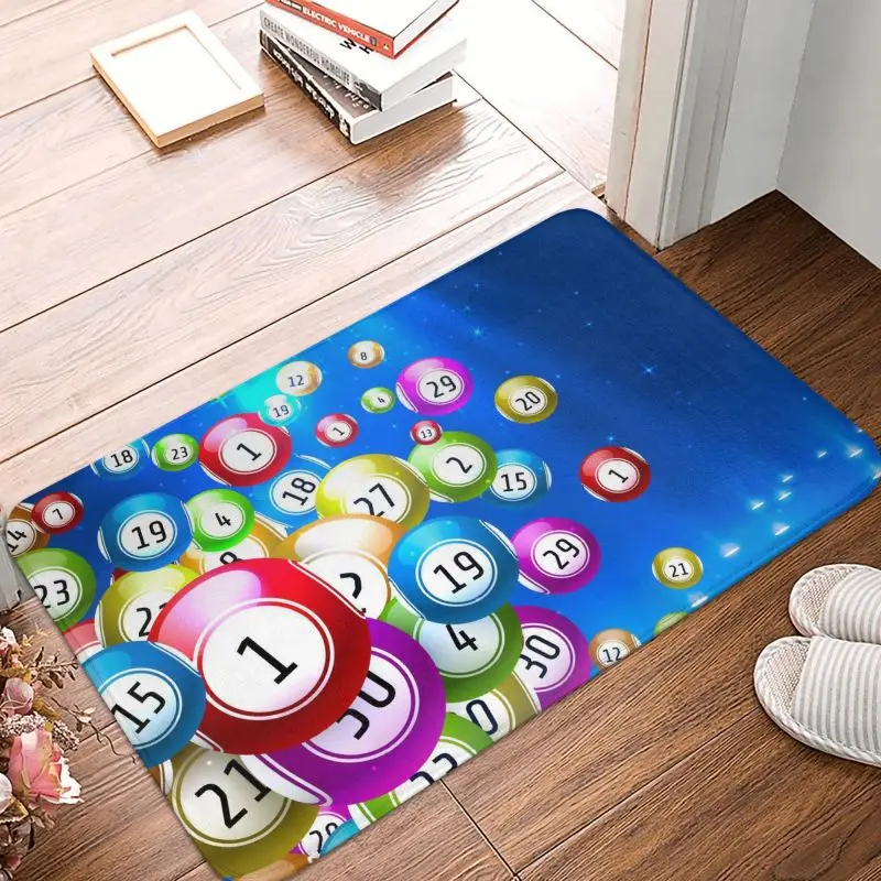 Personalized Hot Game Best Play Bingo Doormat Mat Anti-Slip Bathroom Kitchen Balcony Rug Carpet 40*60cm