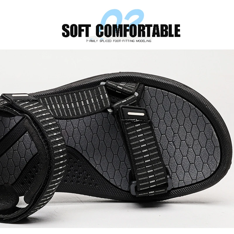 Men Sandals Summer Leisure Beach Holiday Sandals Men Shoes Leisure Beach Sandals Male Shoes Lightweight Outdoor Casual Shoes