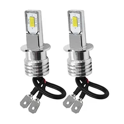 Super brilhante luz de nevoeiro LED, lâmpada de condução, kit bulbo, branco, 10W, 2x H3, 6000K