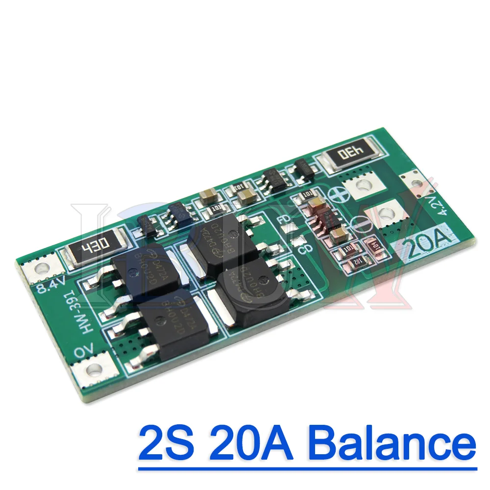 3S 4S 20A 40A 60A Enhance Balance Li-ion Lithium Battery Charger Protection Board 18650 BMS Drill Motor 11.1V 12.6V/14.8V 16.8V