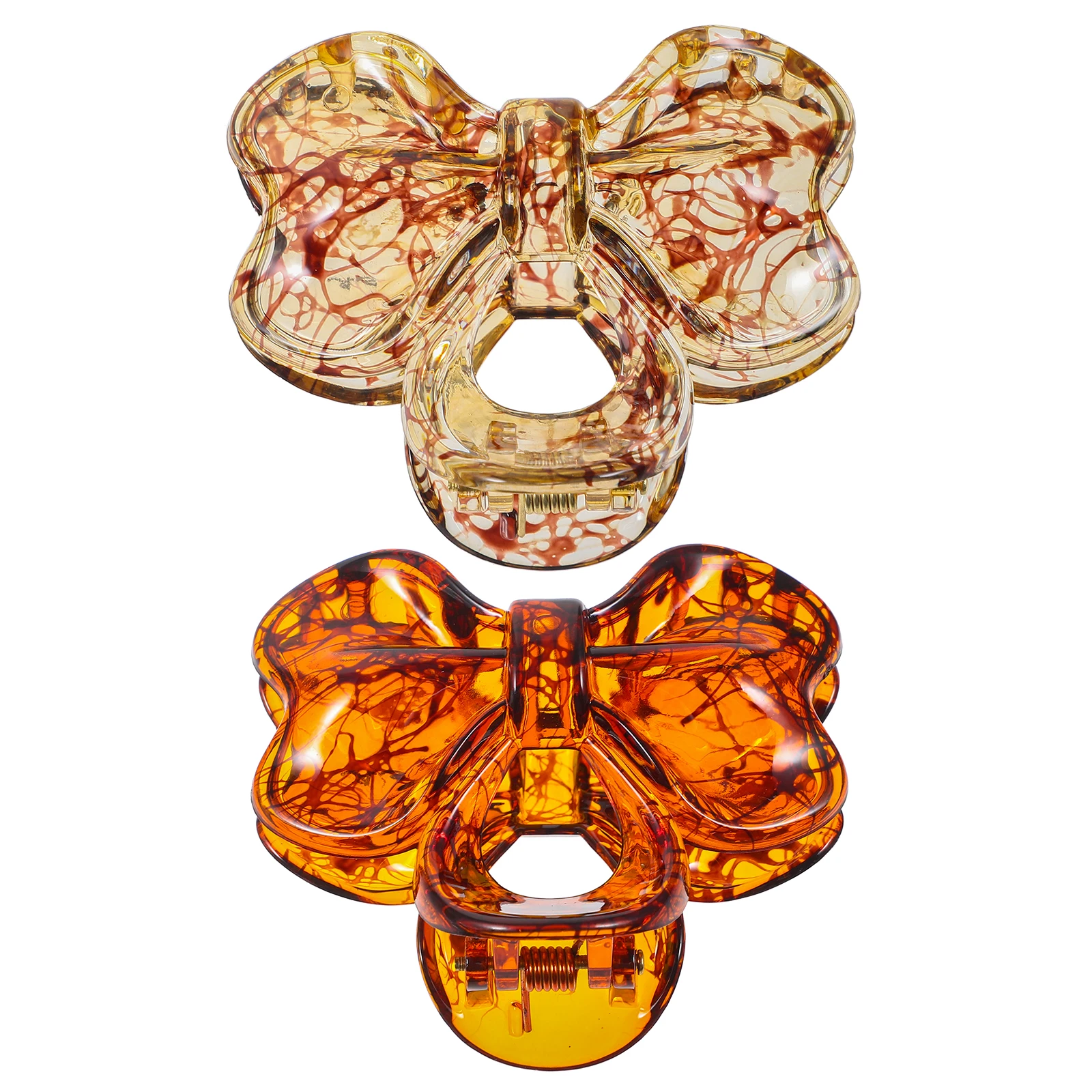

2Pcs Butterfly Bow Claw Clips for Women Thin Thick Hair Jaw Tie Decorative Accessories Hairpins Hair Care Styling Tools
