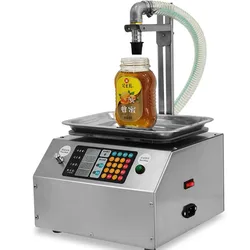 Fully Automatic Dispensing Filling Machine Flow Weighing Type Honey Sesame Sauce Edible Oil Viscous Glue Liquid Filling Machine