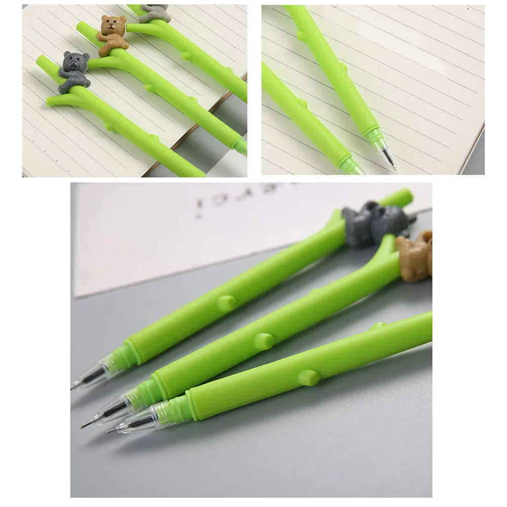

12Pcs Gel Pens 0.5mm Gel Ink Stationery Set Smooth Writing Comfort Grip for Children Students Study Homework Fun