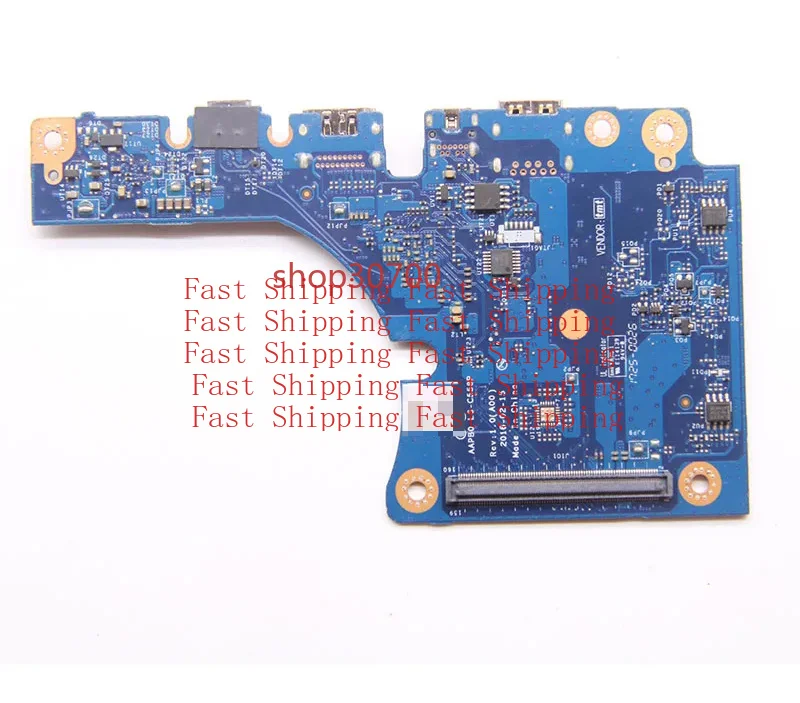 A=FOR Dell Precision 17 için 7710 USB PCB konektörü devre 0CJFG2 ls-c558p SATA PCIE M2 NVME kurulu LS-C546P100%