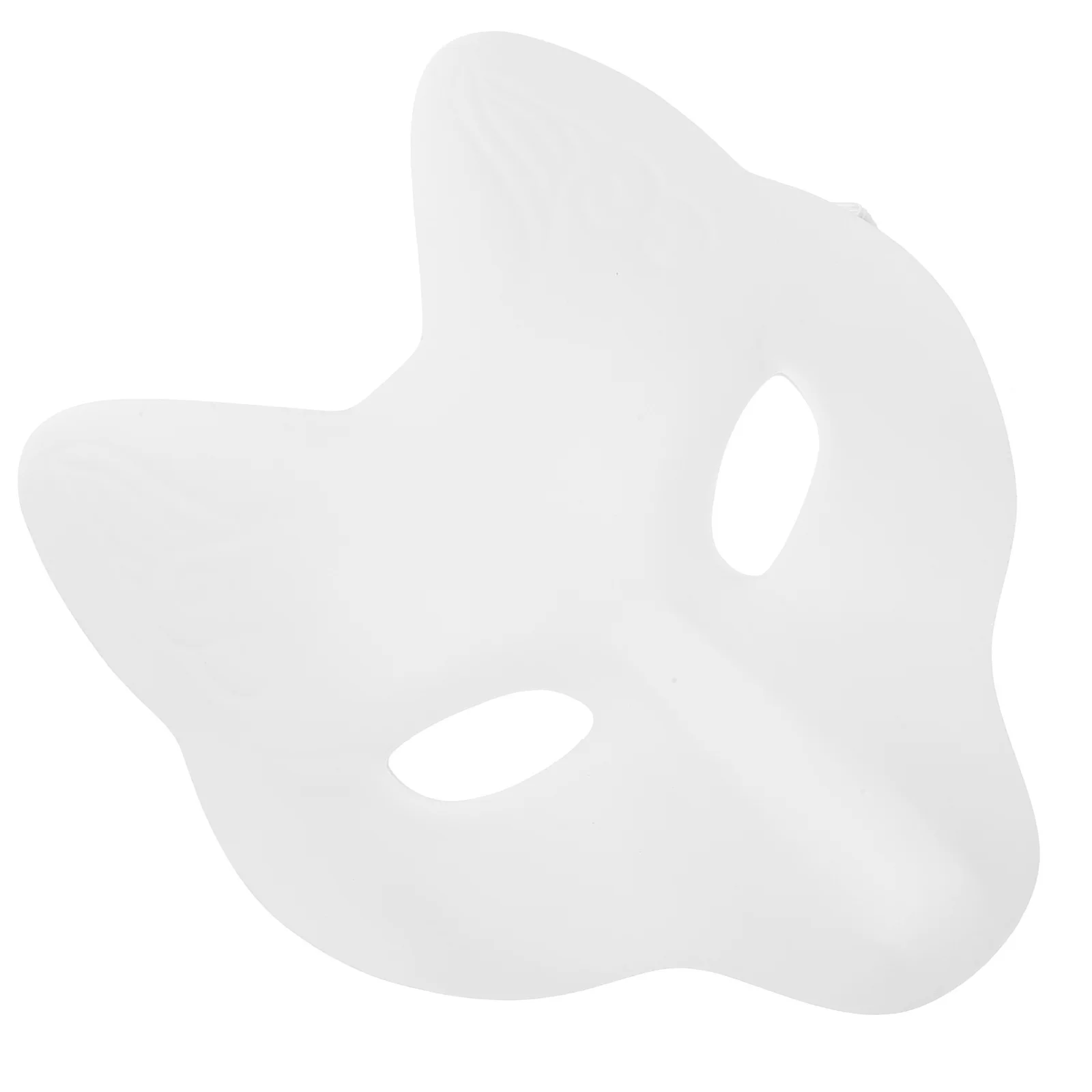 Biały lis DIY maska akcesoria Cosplay pusty kostium na bal przebierańców kostiumy na Halloween