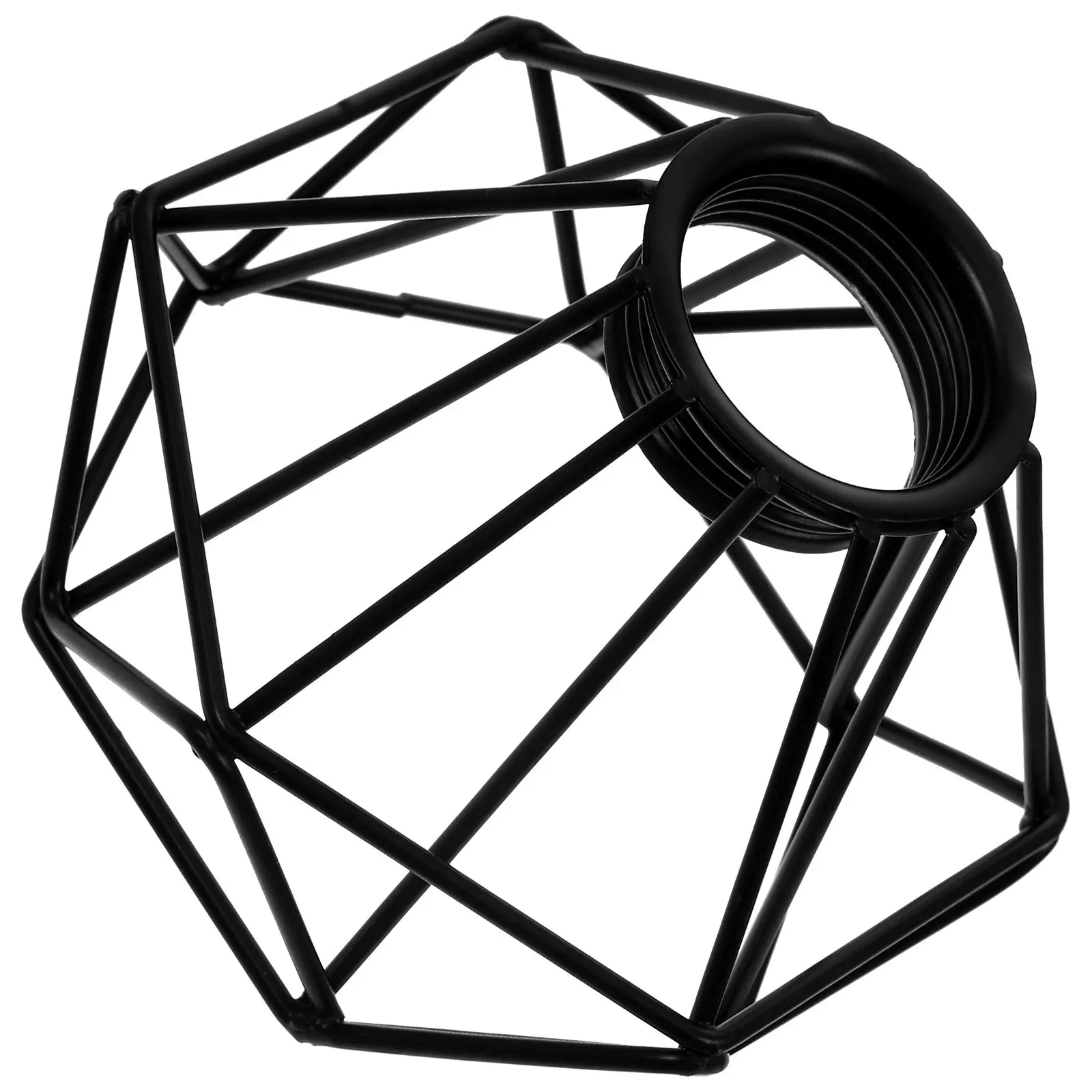 Hollow Diamond Shape Iron Art Lamp Shade Retro Chandelier Cover Light Shade for Ceiling Wall Floor Lamp Rustic Pendant Lampshade