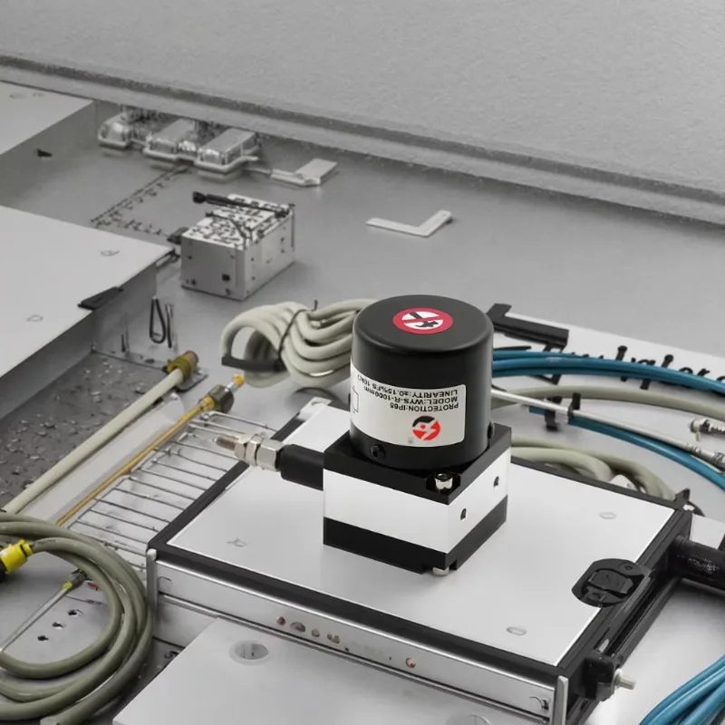 500 مللي متر WPS-XS المقاومة الناتج سلسلة الجهد الخطي محول الكابل لآلات البناء #2