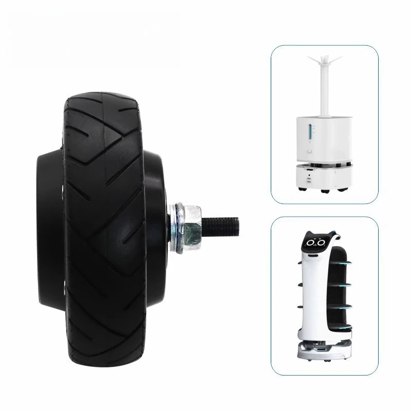 5.5 Inch Wheel Hub Motor - Dual Servo Driver Kit 24V DC for Food Service Robots,Restaurant Automation & Catering Robot Equipment