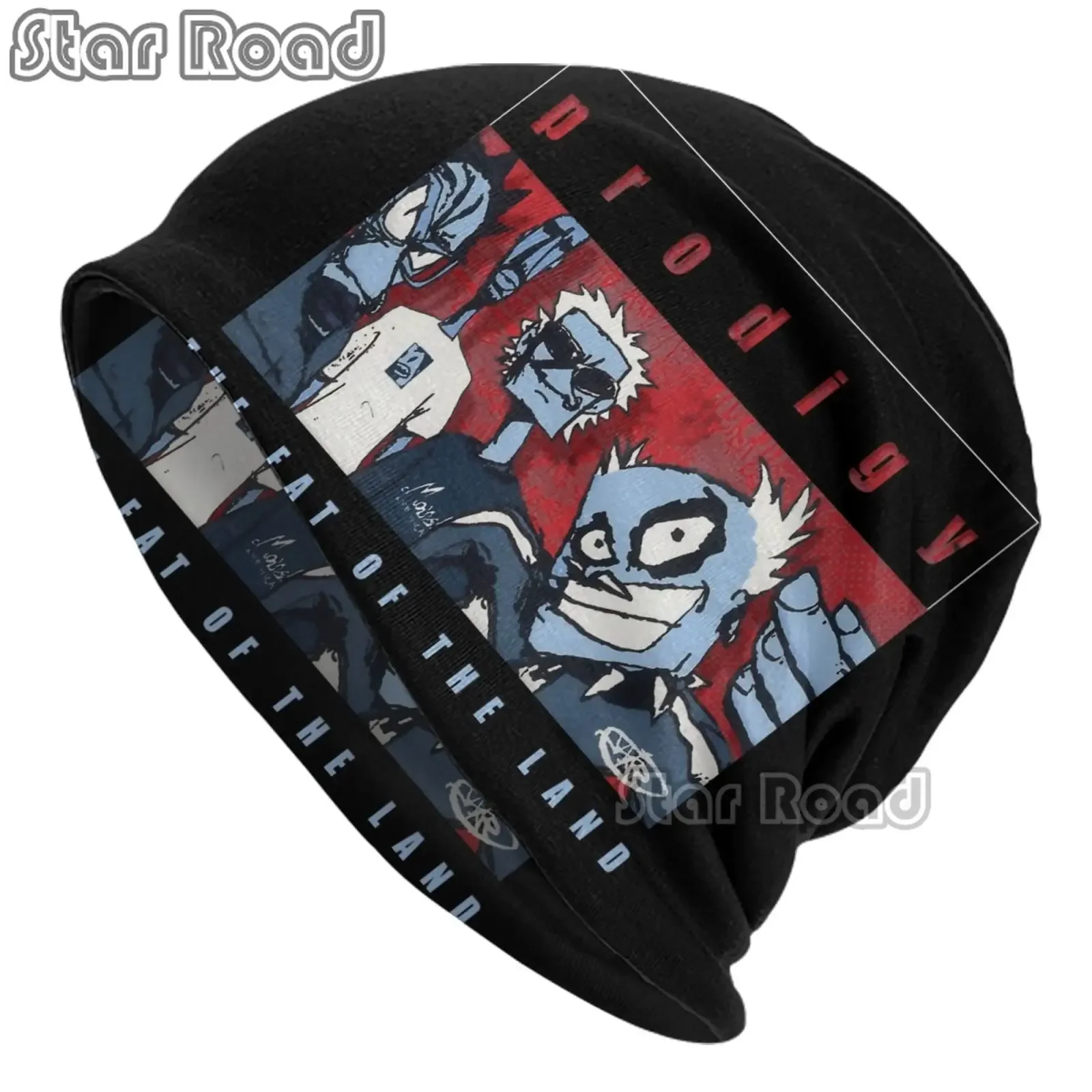 Rock Music Band Prodigy Logo Bonnet Hats Femme Hip Hop Knit Hat for Men Women Warm Winter Skullies Beanies Caps