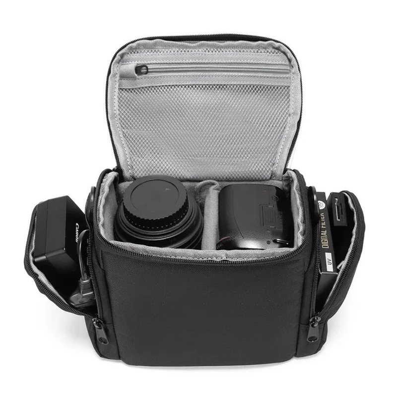 Сумка для однообъективной зеркальной камеры Canon EOS M50 R50 R100 R10 R8 R7 R6 250D II 850D 3000D 2000D 4000D Nikon Z fc Z50 Z5 Z6 Z7 D5500 D3500