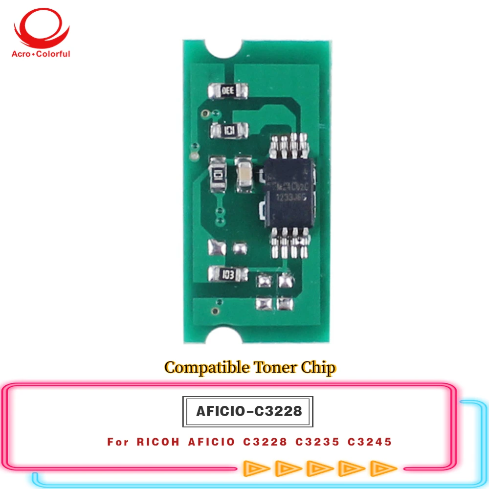 

Совместимый тонер-чип AFICIO-C3228 для RICOH AFICIO C3228 C3235 C3245, чип сброса картриджа лазерного принтера 19K 10K, цвет KCMY