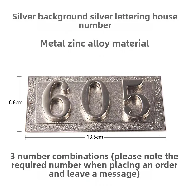 2026 new house number  address plate  Hospital nameplate Interior door plate Support customization