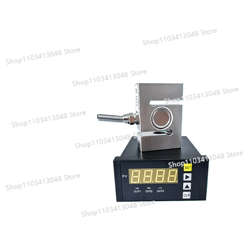 

S-type High-precision Tensile Pressure Weighing Sensor Weight Force Sensor Supporting Display Digital Display Instrument