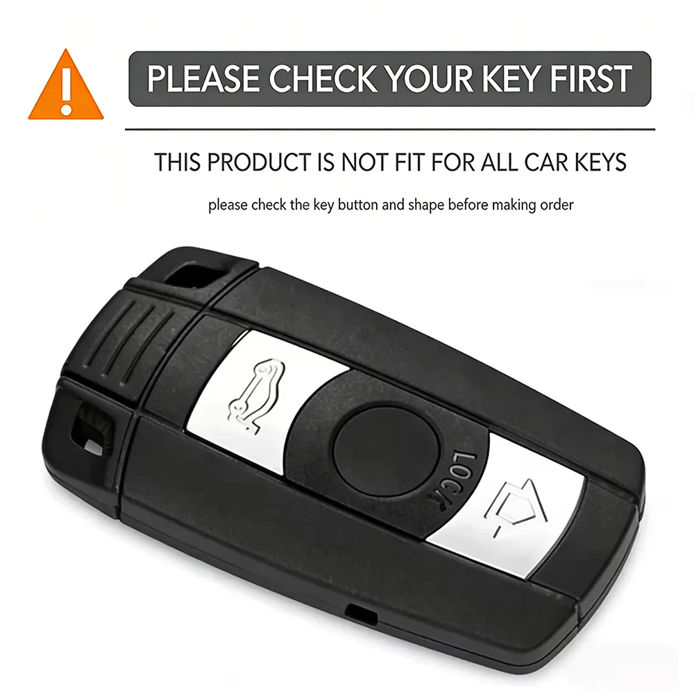 Silicone Flip Car Key Fob Cover for BMW E60 5 Series E90 3 Series E70 X5 E83 X3 E63 6 Series 3 Button Anti Scratch Key Holder
