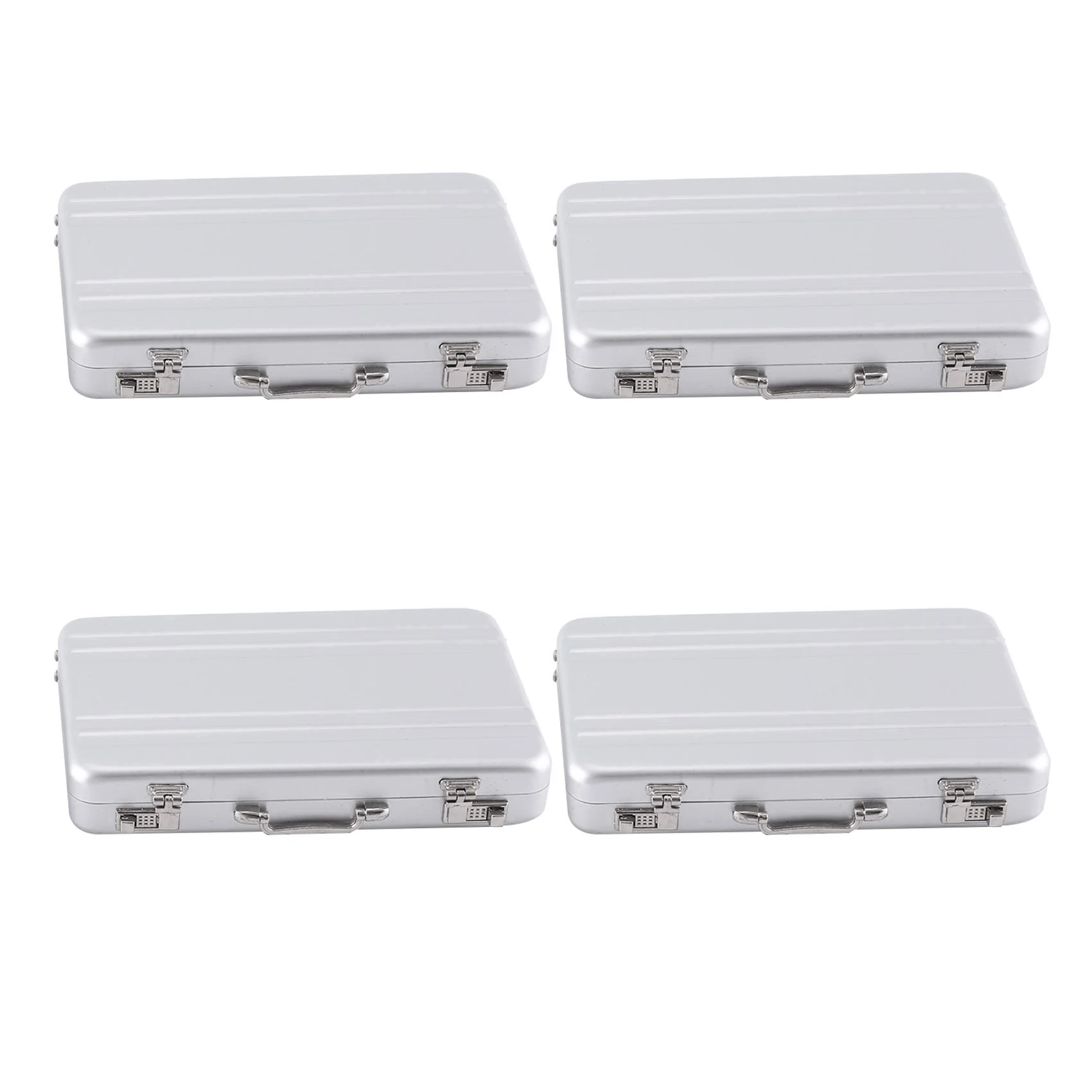 NEW-Money Case As A Money Gift,4 Piece Suitcase Business Card Box, Mini Briefcase,Money Case As A Money Gift Or For Vouchers