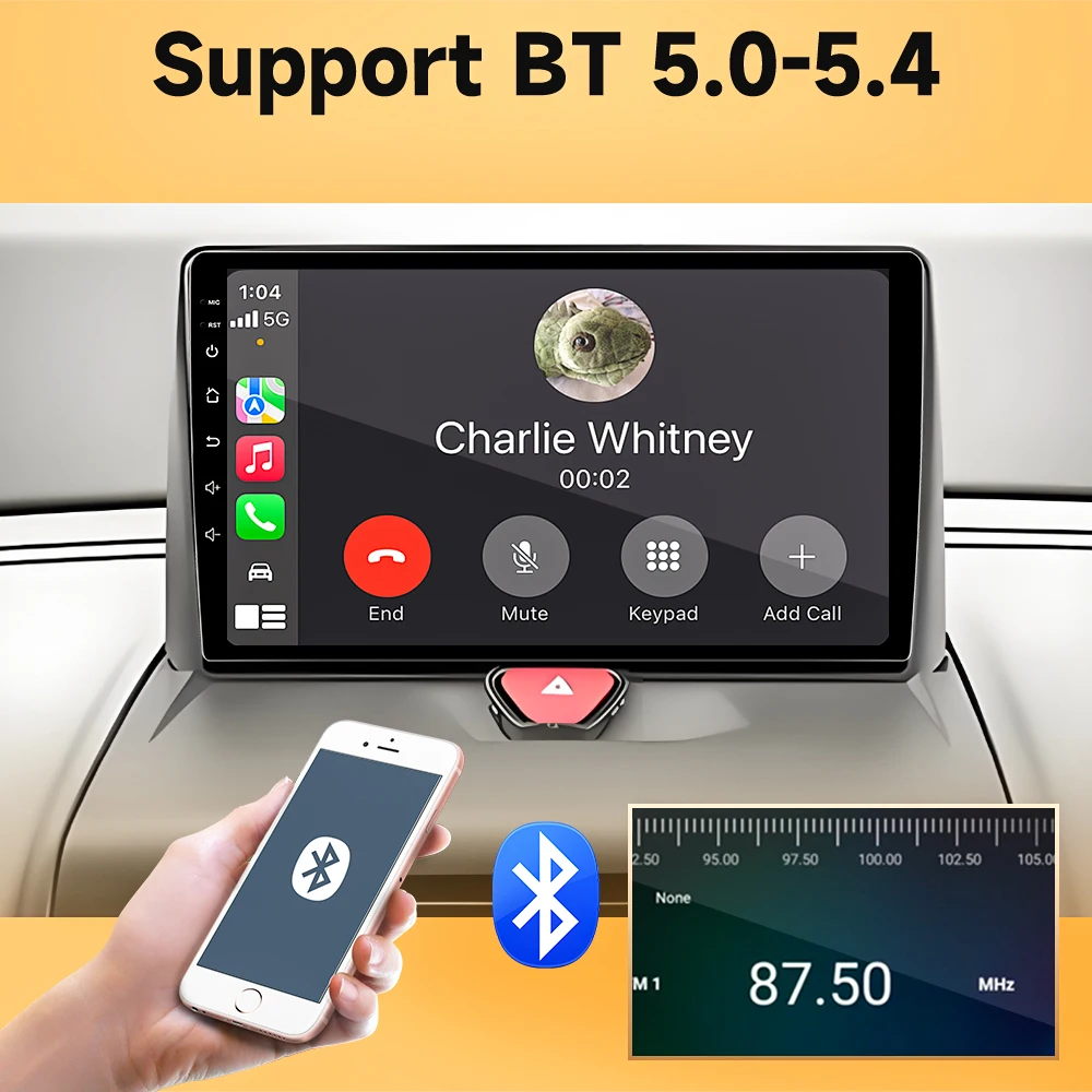 Android 16 Auto Car Radio Carplay For Peugeot Expert 2 For Citroen Jumpy For Fiat Scudo For Toyota Proace 2007-2017 Navigation - view 5