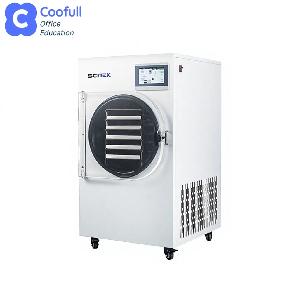 OEM Freeze Dryer Medium Sample Volumes Laboratory Freeze Drying Machine with Vacuum Pump 3-8kg Capacity
