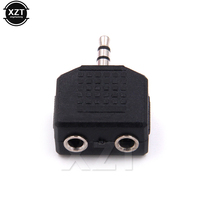 Mini Stereo 3.5mm Audio Jack Male to Dual 3.5mm Female Double Earphone Headphone Y Splitter Adapter Plug MP3 Phone DIY Converter