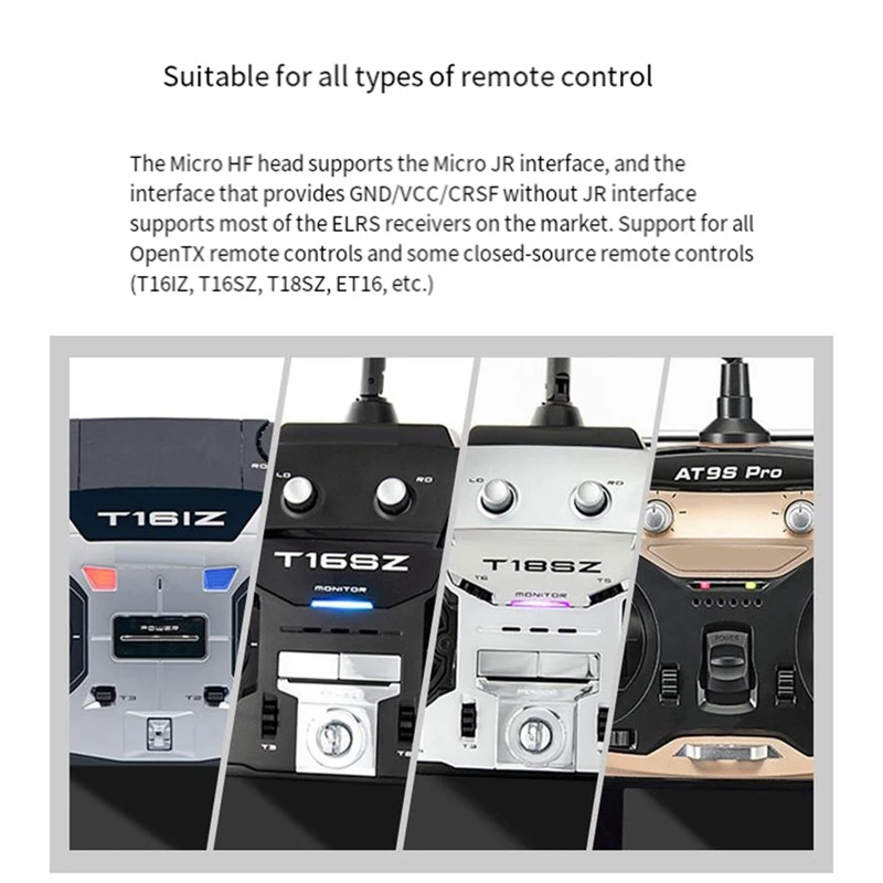 Per modulo BETAFPV ELRS Micro-TX modulo dissipatore di calore ventola di raffreddamento per T16IZ T16SZ T18SZ ET16