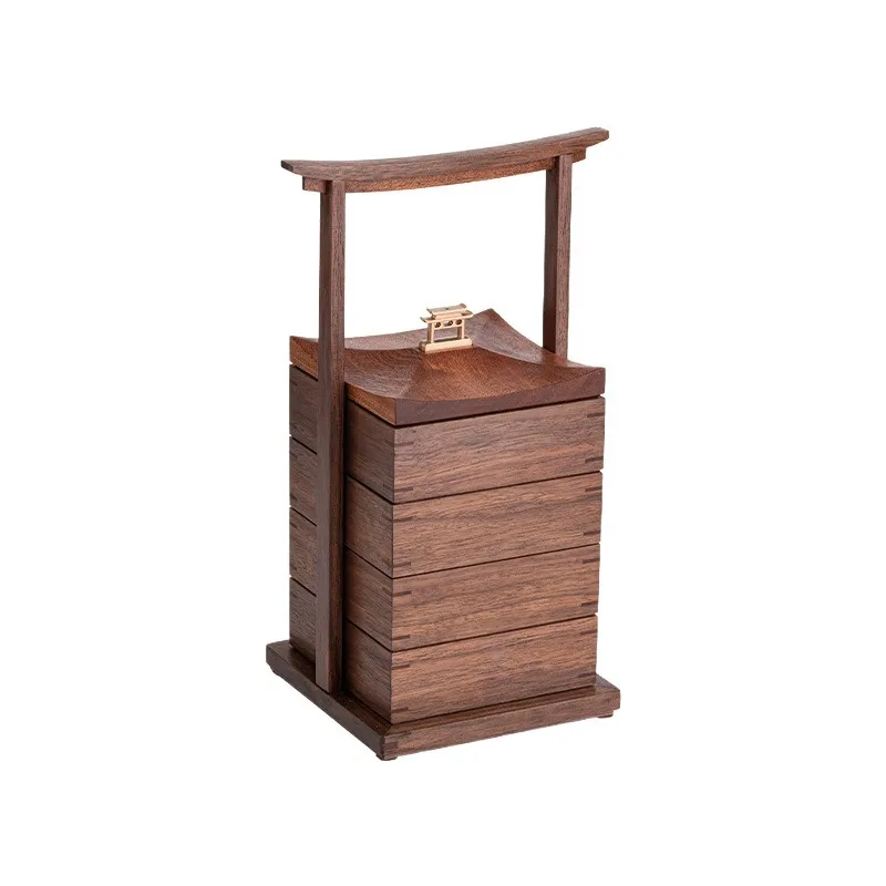 Portable box Desktop storage box Convenient multi-layer coffee coffee refreshment box