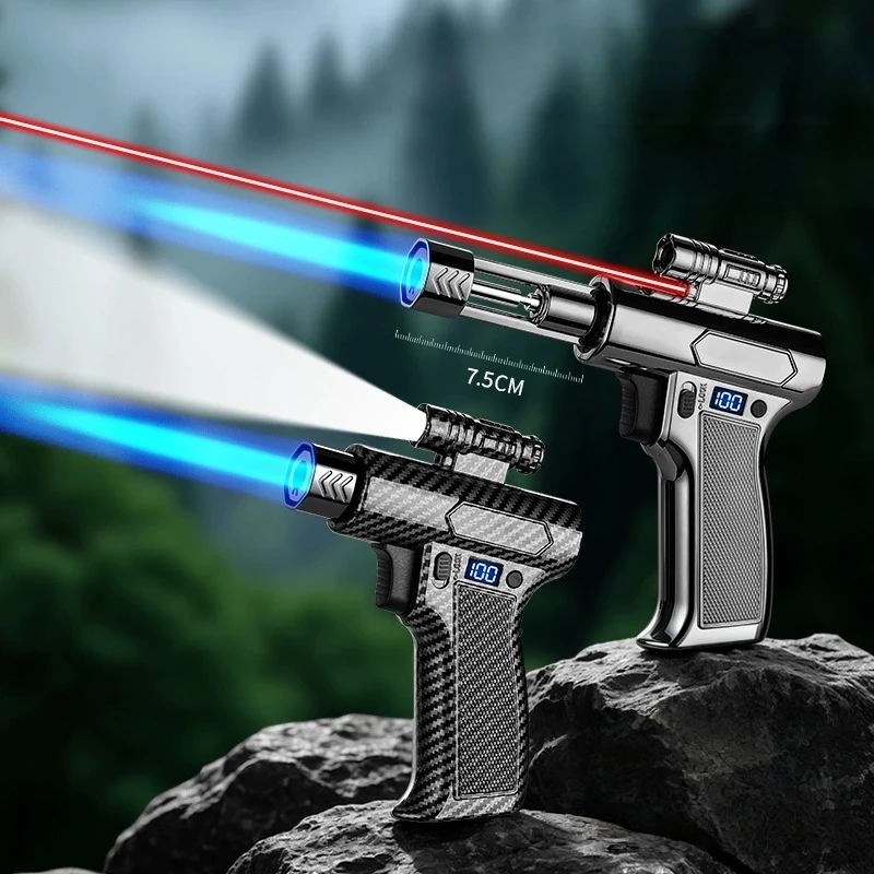 Metal laser lighting, welding gun, windproof lighter, high-temperature inflation point, moxibustion cigar, camping igniter