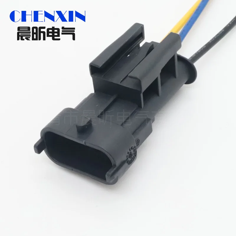 

3 Pin Auto MAP Sensor Connector Common Rail Diesel Injection Pump Socket Pressure Crankshaft Position Sensor Plug For 1928404227