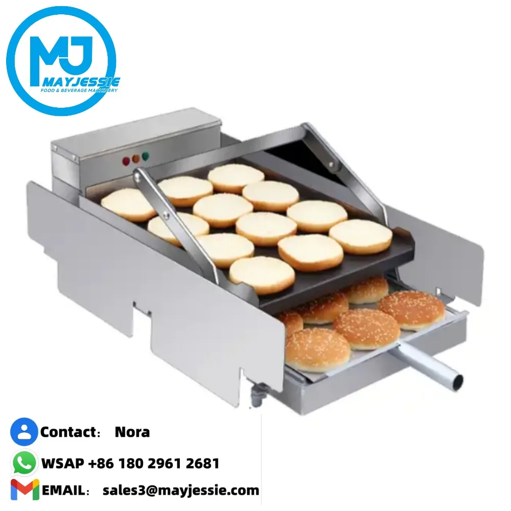 

Commercial Household Breakfast Sandwich Bread Making Machine Hamburger Toaster
