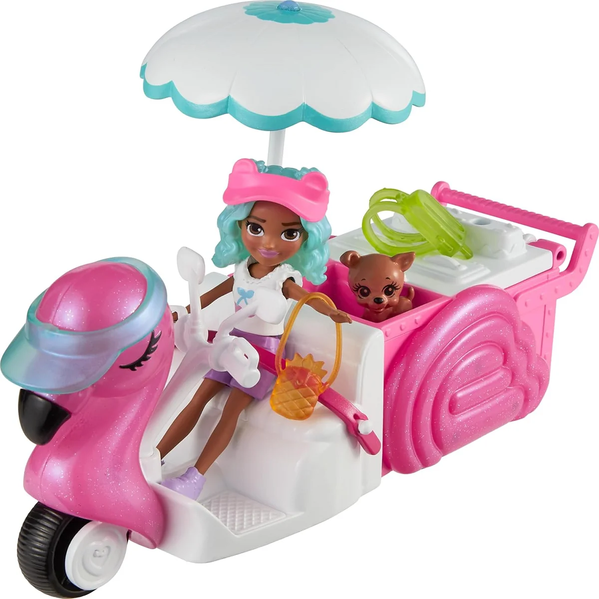 POLLY POCKET FLAMINGO CART HWP24 - MATTEL