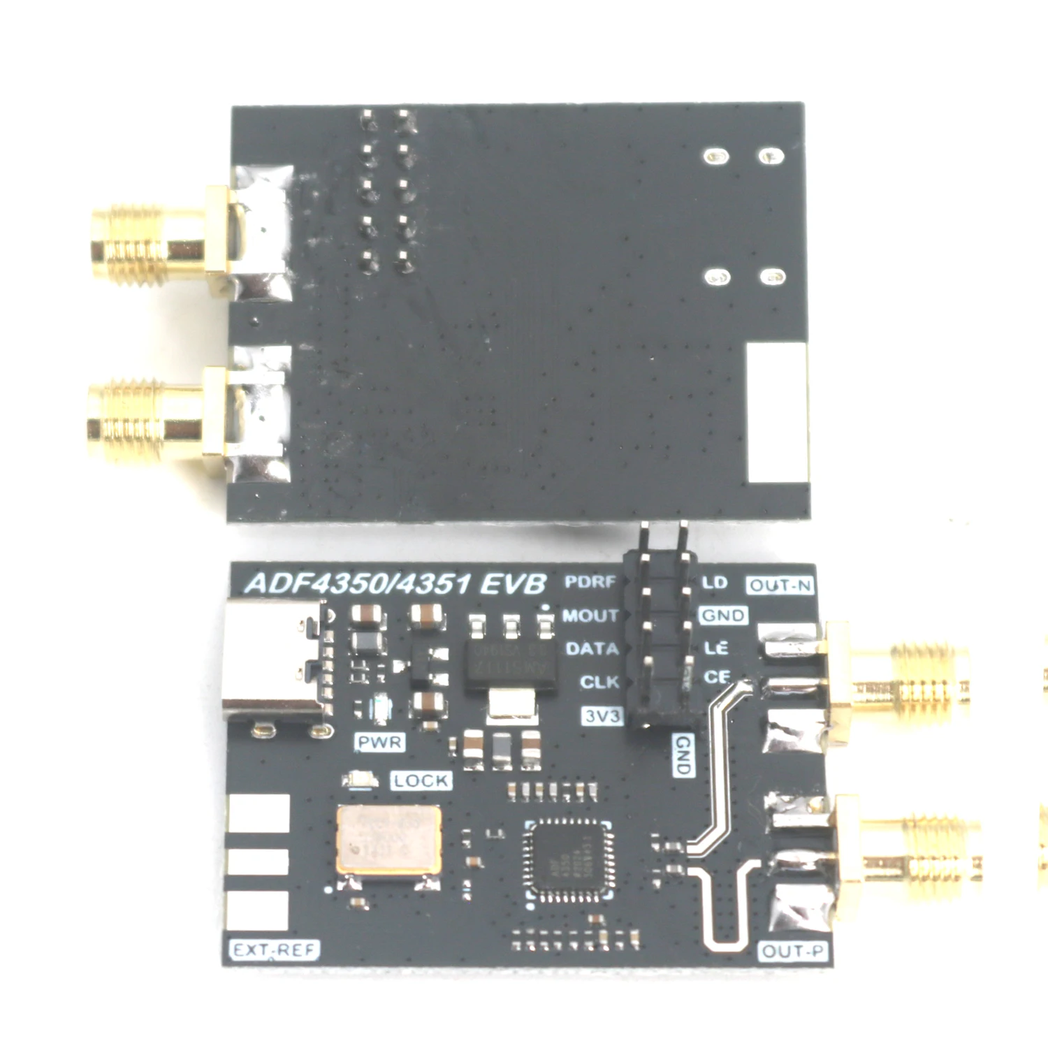 Imagem -06 - Pll Gerador de Fonte de Sinal rf Tipo-c Placa de Desenvolvimento Usb Onda Senoidal para Amplificador de Rádio Amador 35m4.4g Adf4350 Adf4351