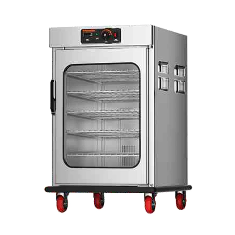 Hotel commercial kitchen equipment 5-layer thermal insulation hot food cabinet, dining car, food insulation cabinet cart