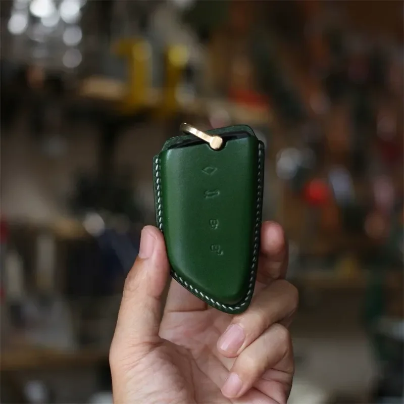 for BMW 320Li 325 330 530Li 525 Leather Custom Car Key Bag Handmade High End Key Cover