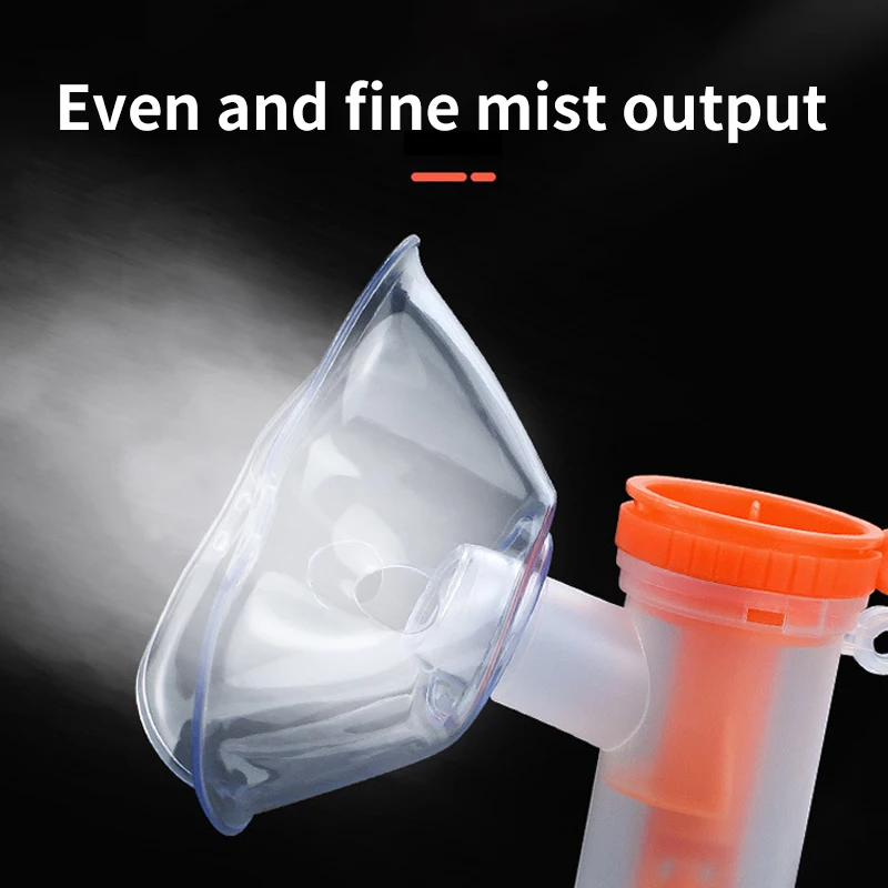 AiQUE Replacement Compressor Nebulizer Mask with Air Tube Soft Inhaler Mask for Children Adult Compression Nebulizer