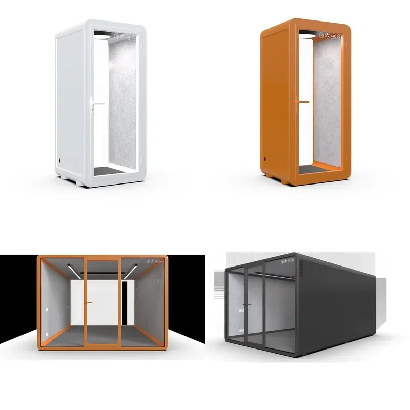for Silent Hut Soundproof Office Mobile Recording Studio Cabin Acoustic Booth Isolated Room for Home Office Podcasting