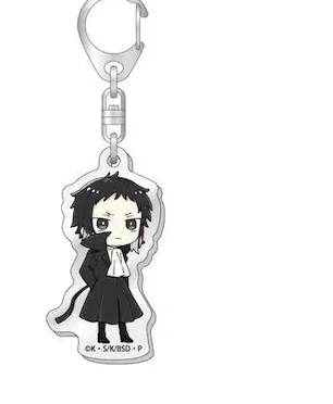 Game Nakajima Atsushi Dazai Osamu Ryunosuke Akutagawa Nakahara Chuya Izumi Kyouka Acrylic Keychain Doll Anime Keyring for Gift