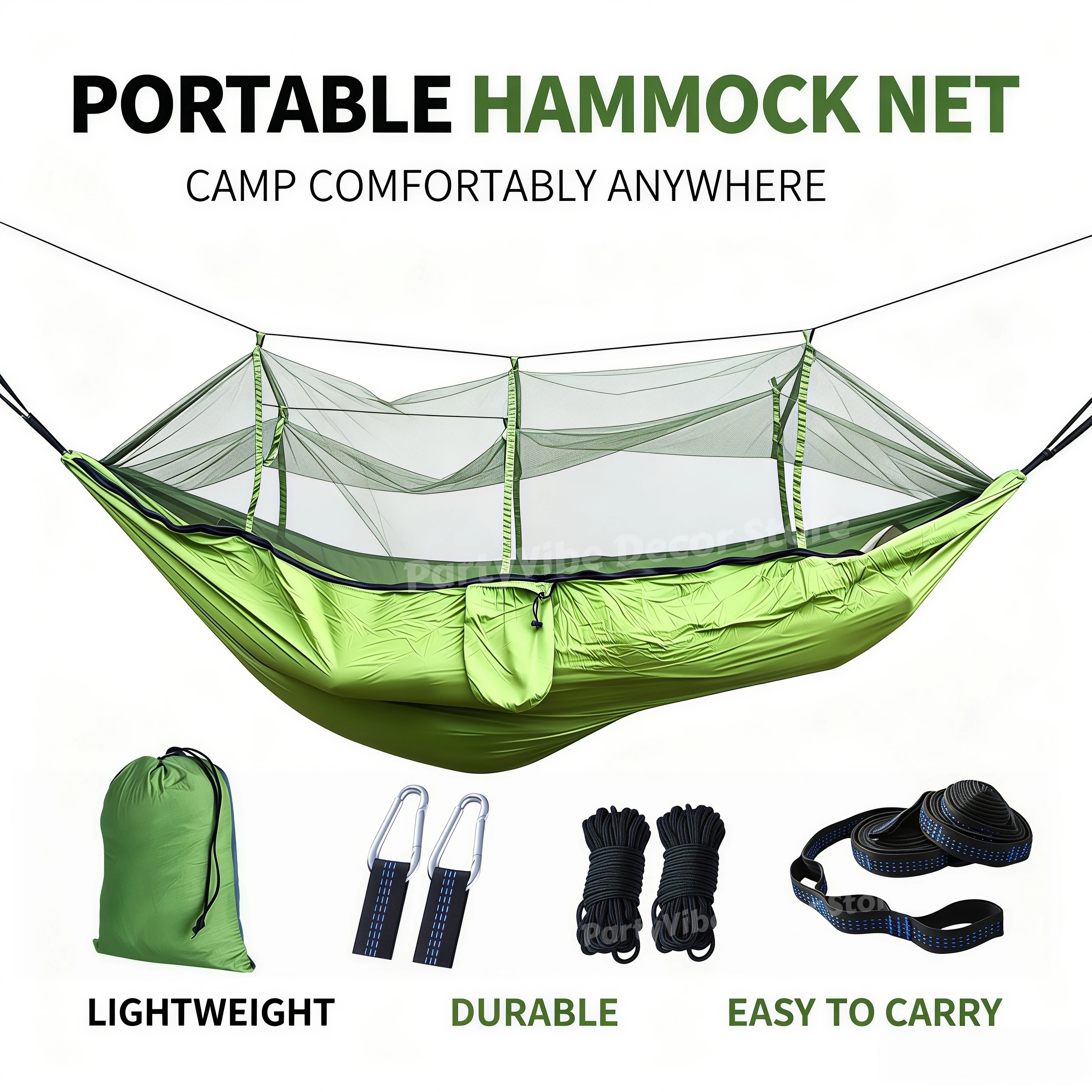 Parachute Cloth Mosquito Repellent Camping Hammock,Insect-proof,anti-tilt,fully automatic indoor swing chair,hanging,for camping