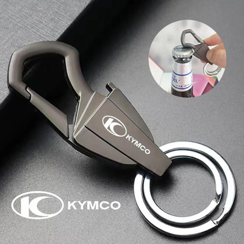 For KYMCO Xciting 250 300 400 Accessories550 CT250 CT300 S400 Motorcycle Keychain Zinc Alloy Multifunction Car Play Keyring