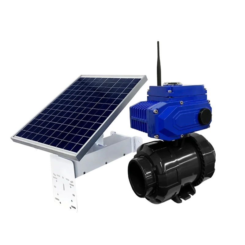 5inch  Solar Valve Controller Automatic Irrigation For Agriculture Greenhouse Intelligent Solenoid Valve Controller