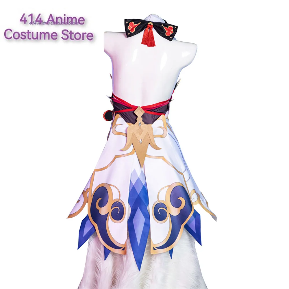 Game Genshin Impact Ganyu Cosplay Costume Anime Outfits Sexy Women Dress Halloween Carnival Uniforms wig Shoes Suit