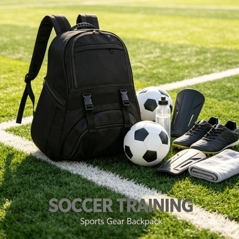 Large Capacity Football Basketball Backpack Unisex Sports Equipment Bag Gym Duffle For Training Travel And Outdoor Activities