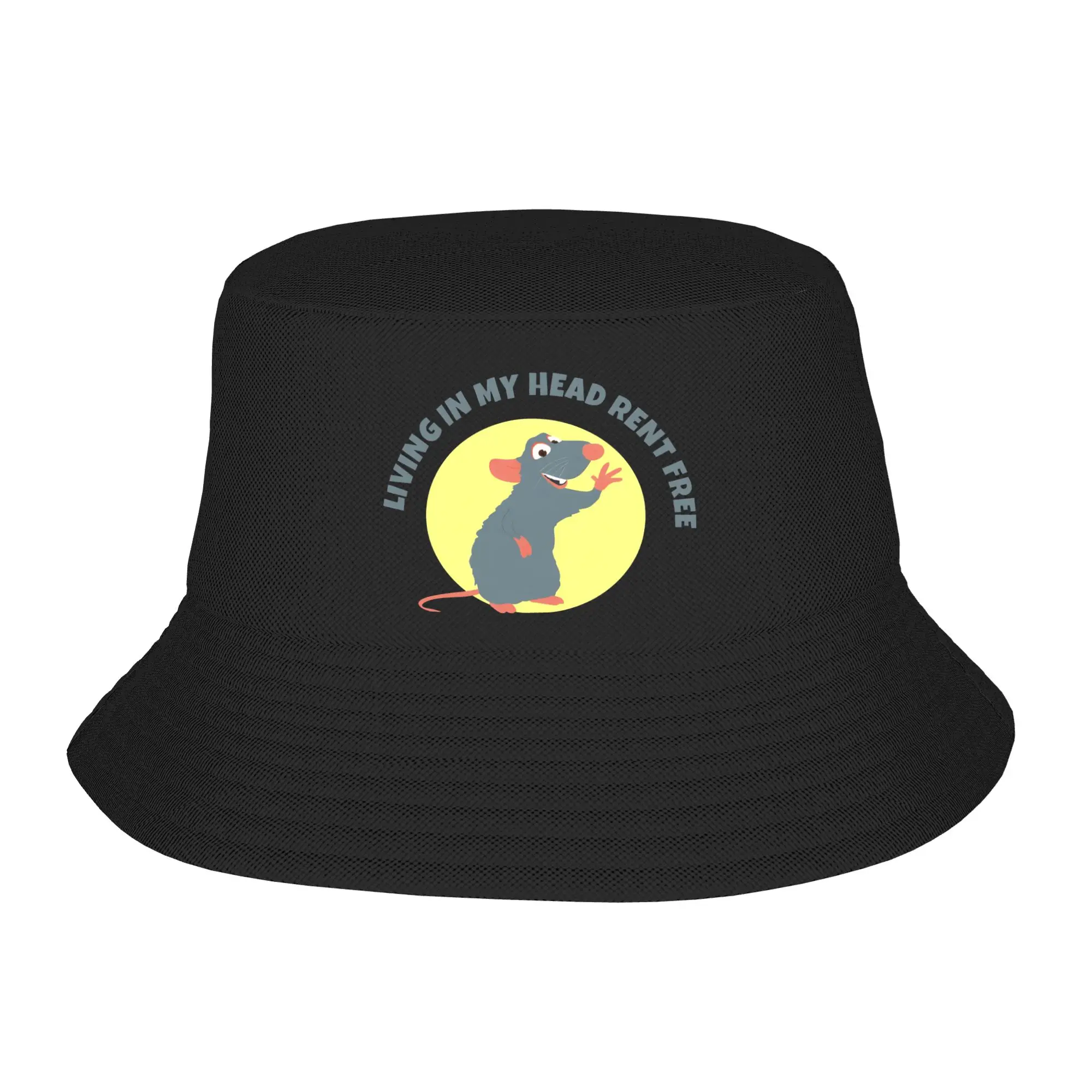 Ratatouille Bucket Hat Spring  Classic Fisherman Hats For Unisex Breathable Hunting Caps Hawaii Graphic Sun Hats