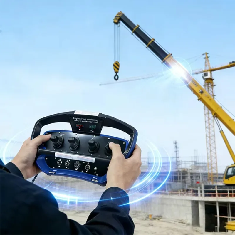 4 functions + accelerator DC 12V or 24V accurate and highly sensitive proportional crane remote control for loader cranes