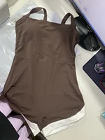 Fashion Patchwork Sporty Bodycon Short Jumpsuit Women Gym Romper Sleeveless Backless Yoga Fitness Short Playsuit Sexy Monkeys - Image 6